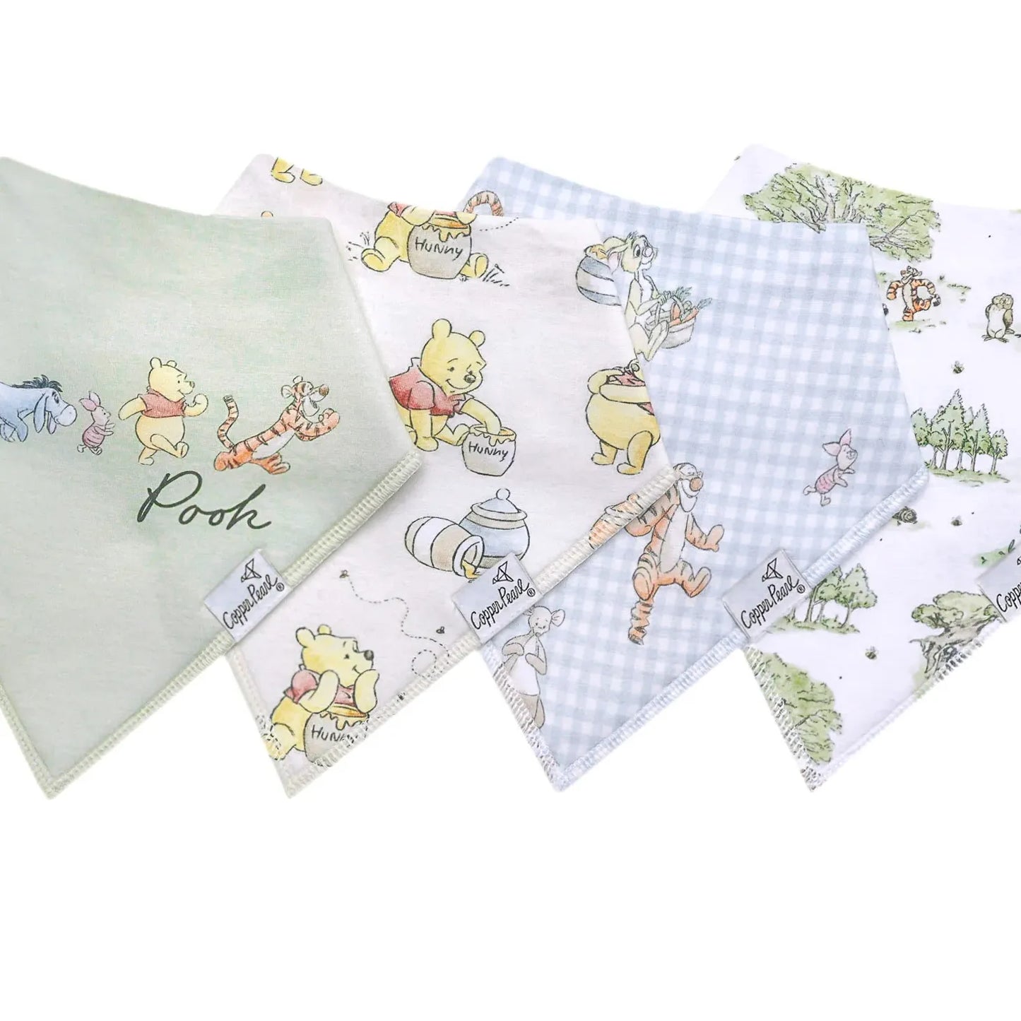 Copper Pearl Baby Bandana Bibs