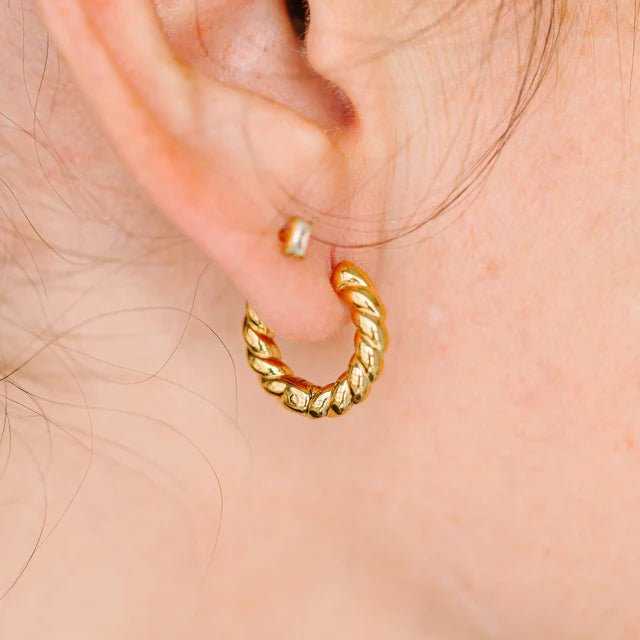 Pierced Co Rope huggies