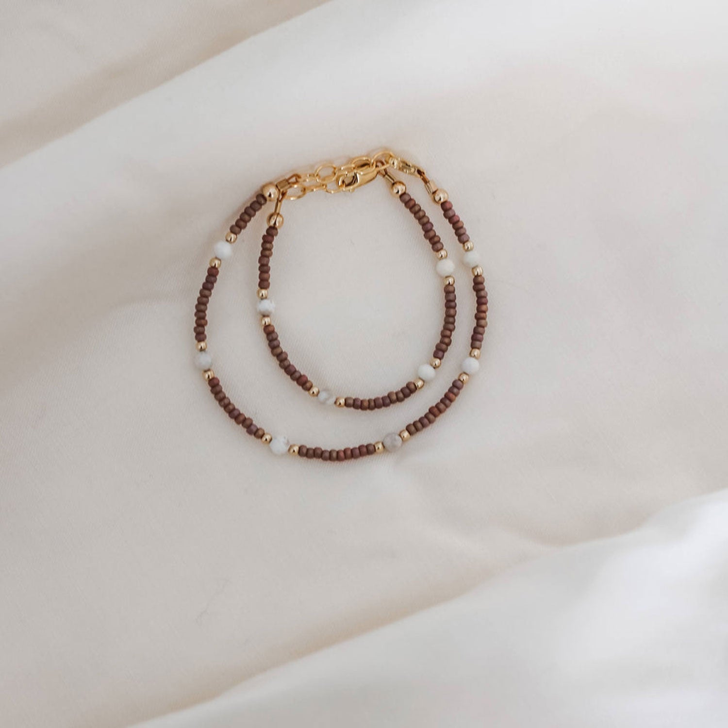 Joyful Bead Company Hazelnut Bracelet