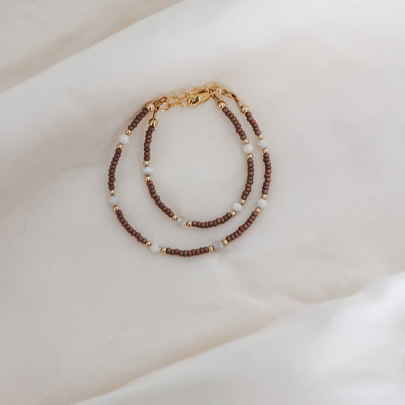 Joyful Bead Company Hazelnut Bracelet