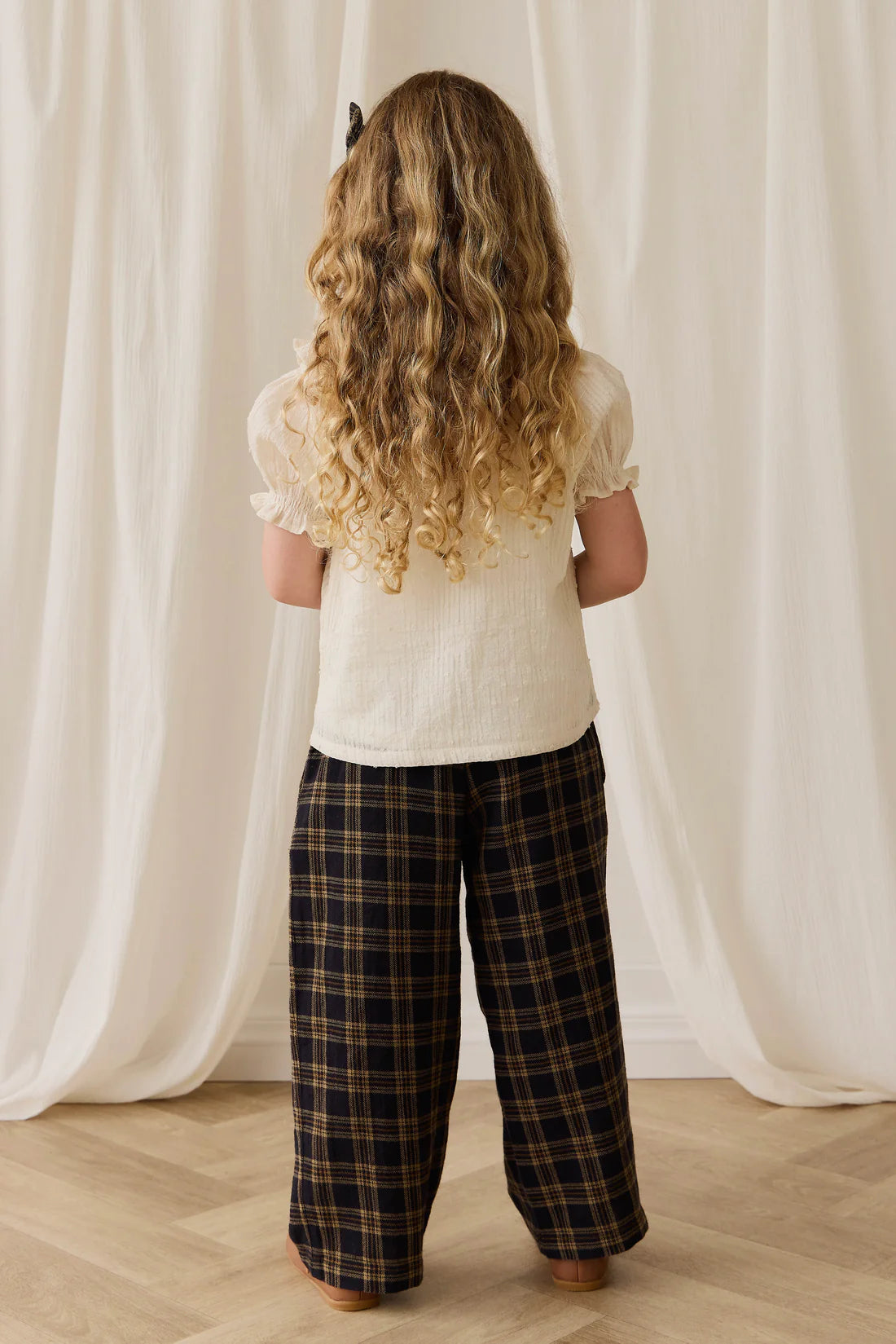 Jamie Kay Organic Cotton Bowie Blouse - Parchment