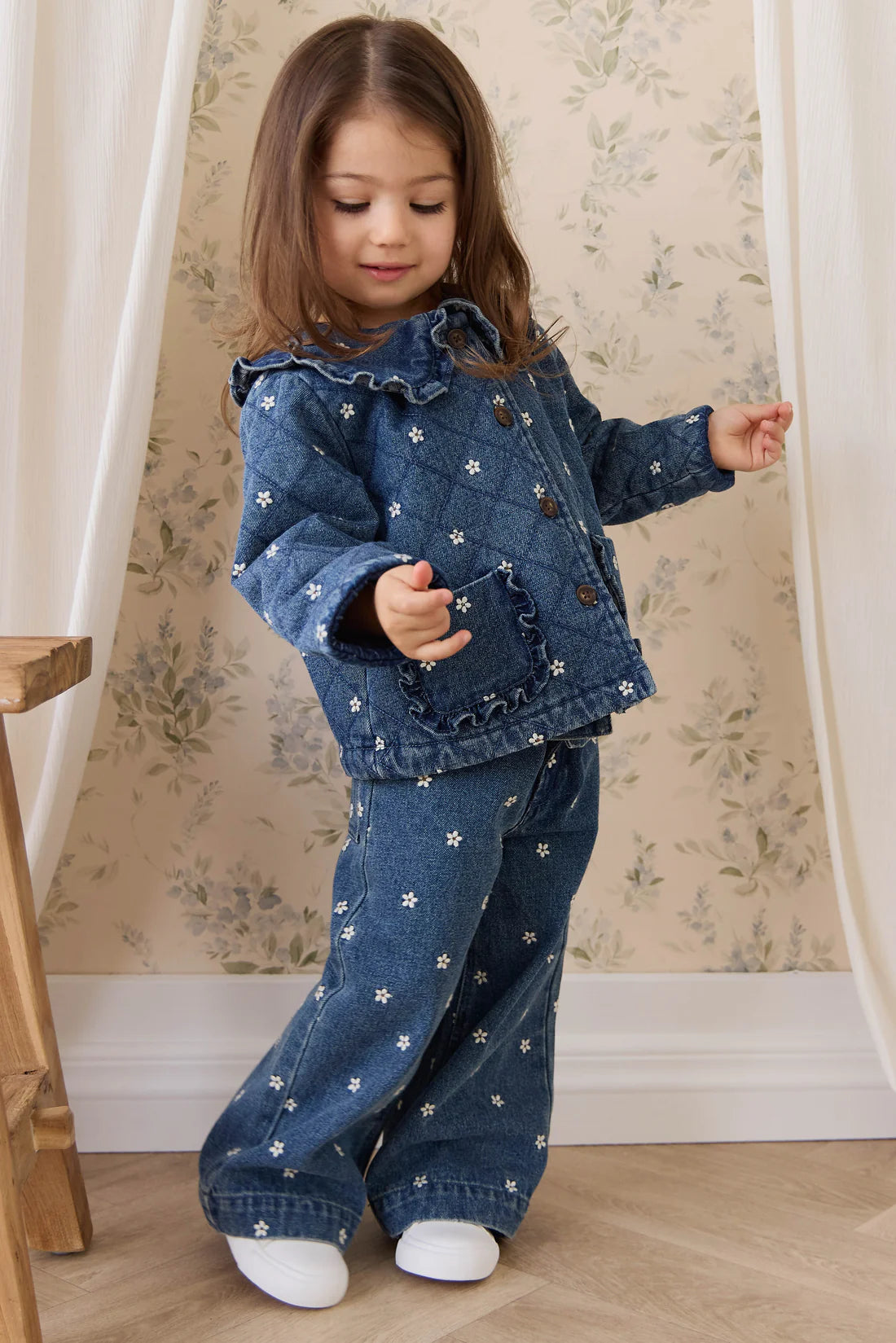Jamie Kay Amandine Jacket - Josie Floral Denim