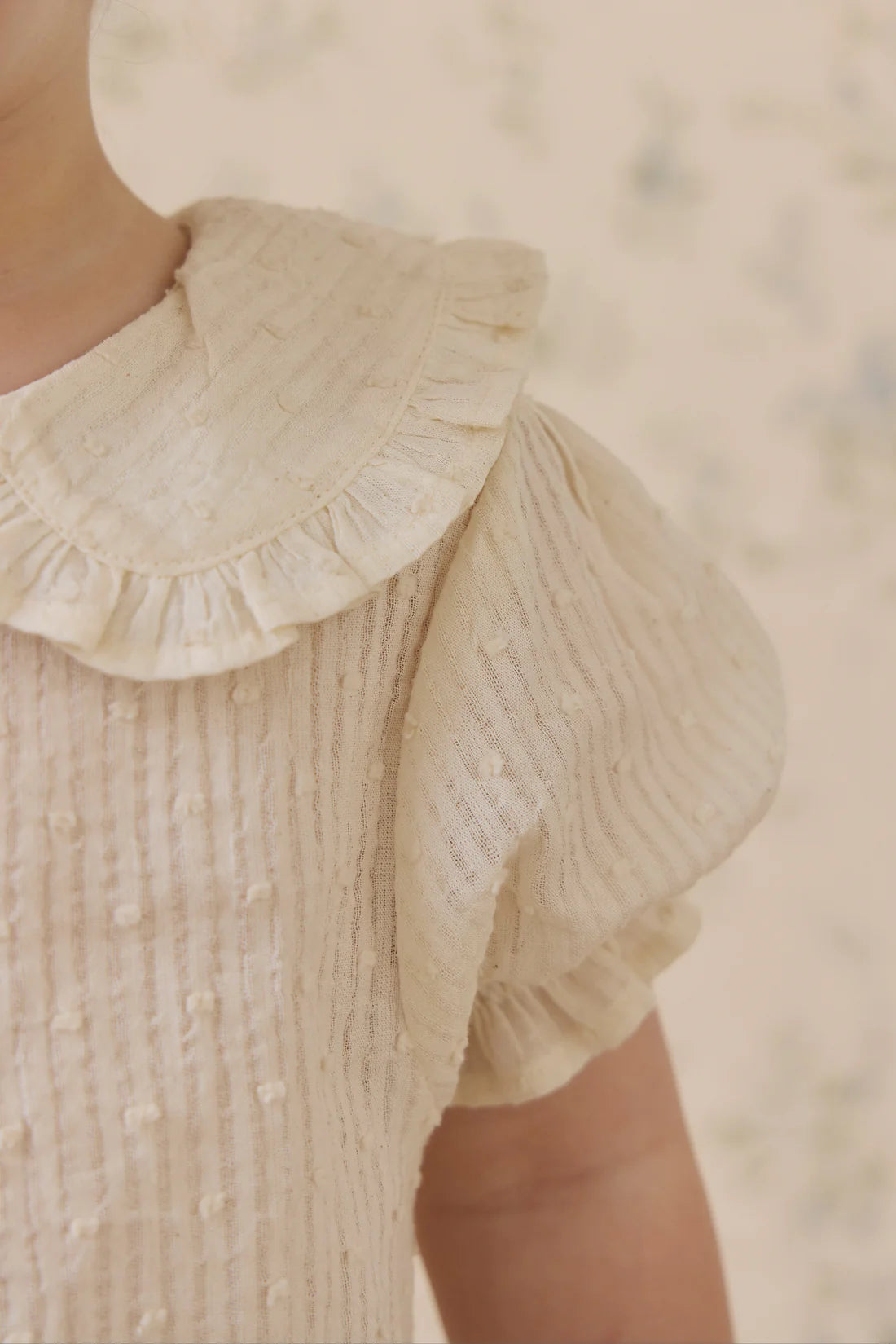 Jamie Kay Organic Cotton Bowie Blouse - Parchment