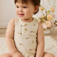 Jamie Kay Organic Cotton Archie Playsuit - Play Ball Cassava