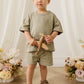 Jamie Kay Pima Cotton Wesley Tee - Play Ball Vert
