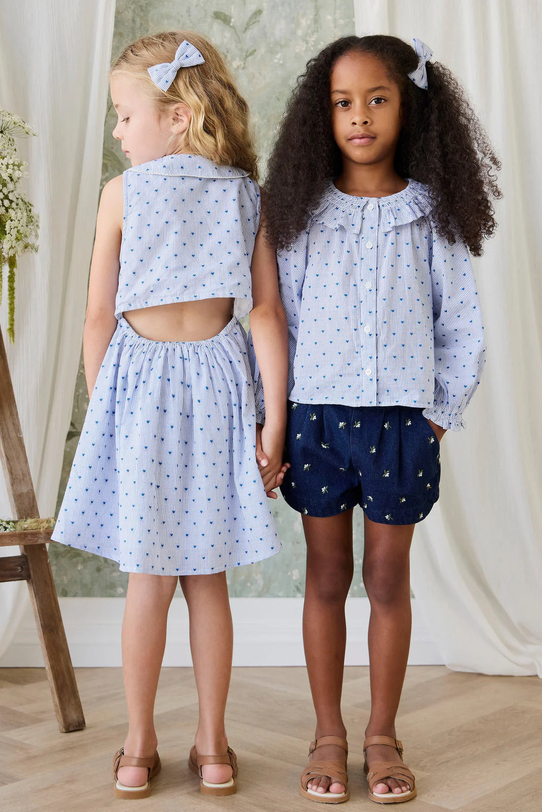 Jamie Kay Organic Cotton Wisteria Dress - Mon Amour Stripe Indigo