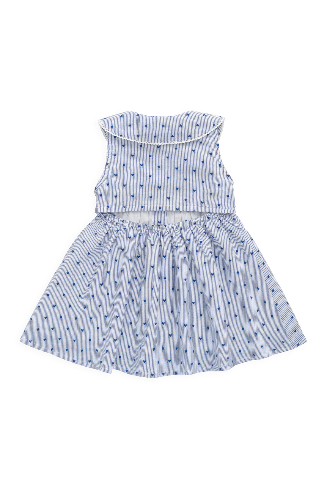 Jamie Kay Organic Cotton Wisteria Dress - Mon Amour Stripe Indigo