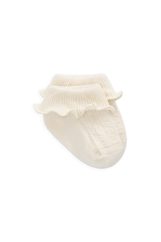 Jamie Kay Clementine Sock - Vanilla