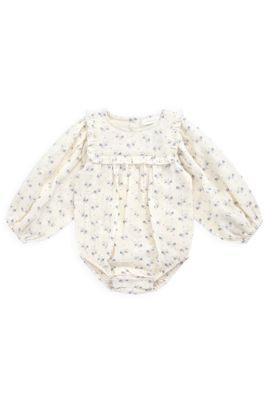 Jamie Kay Organic Cotton Muslin Frances Playsuit - Molly Blue