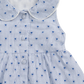 Jamie Kay Organic Cotton Wisteria Dress - Mon Amour Stripe Indigo
