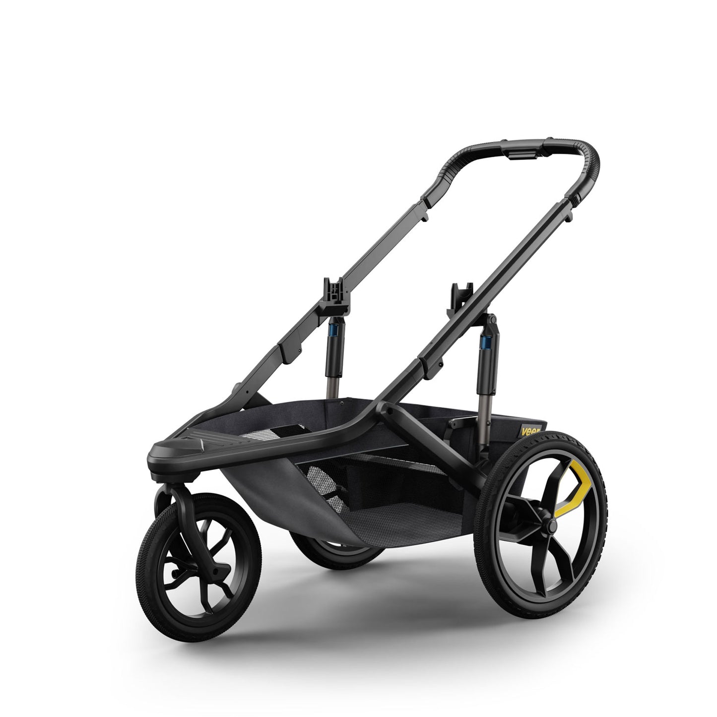 Veer Switch&Jog Luxe Bundle - &Jog Jogging Frame / Switchback Seat Luxe - Gray Granite