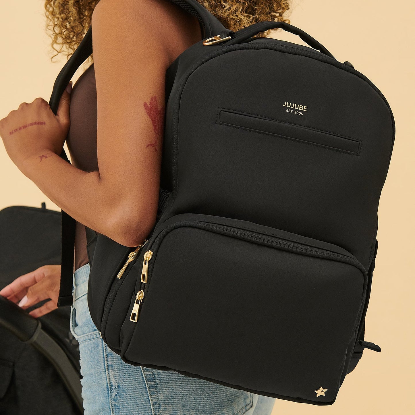 JuJuBe Classic Diaper Backpack - Black