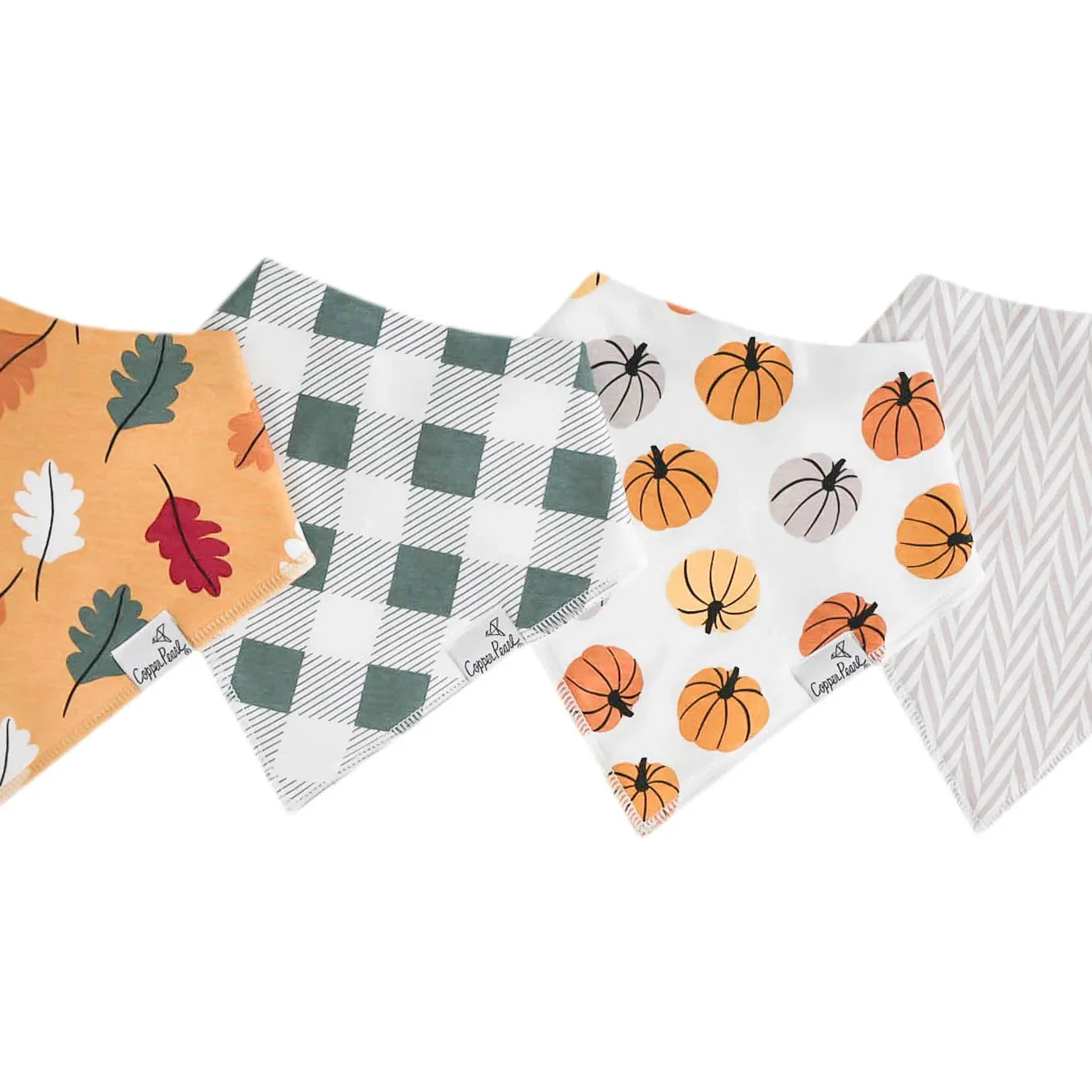 Copper Pearl Baby Bandana Bibs