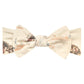 Copper Pearl Knit Headband Bow