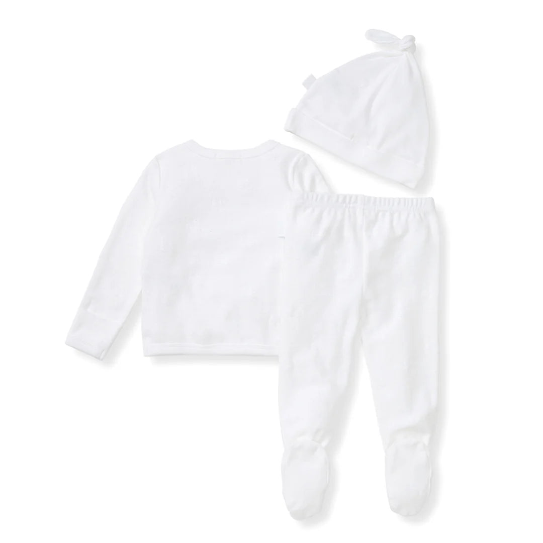 Burts Bees Raised Terry Bee Take Me Home Set - Cloud