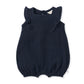Burt's Bees Dotted Muslin Romper - Midnight