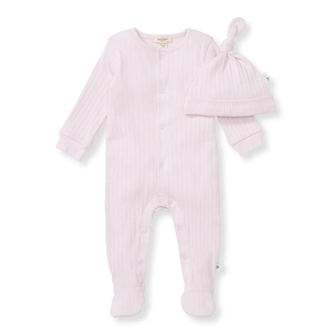 Burt's Bees Sweet Rib Jumpsuit Set - Sweet Lavender
