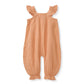 Burt's Bees Dotted Muslin Jumpsuit - Peach Puff