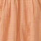 Burt's Bees Dotted Muslin Jumpsuit - Peach Puff