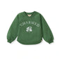 Burts Bees Charmed Green St. Patricks's Day Organic Cotton Sweatshirt