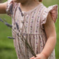 Burt's Bees Farmhouse Floral Jumpsuit - Soft Violet