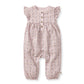Burt's Bees Farmhouse Floral Jumpsuit - Soft Violet