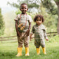 Burt's Bees Holland Stripe Infant Jumpsuit - Tranquility