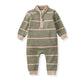 Burt's Bees Holland Stripe Infant Jumpsuit - Tranquility
