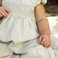 Burts Bees Seersucker Organic Baby Girl Jumpsuit