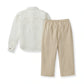 Burts Bees Button Down Boy Shirt & Pants Set