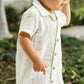 Burts Bees Pacific Stripe Baby Boy Romper