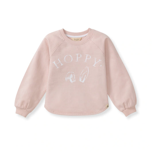 Burts Bees Hoppy Pink Organic Cotton Sweatshirt
