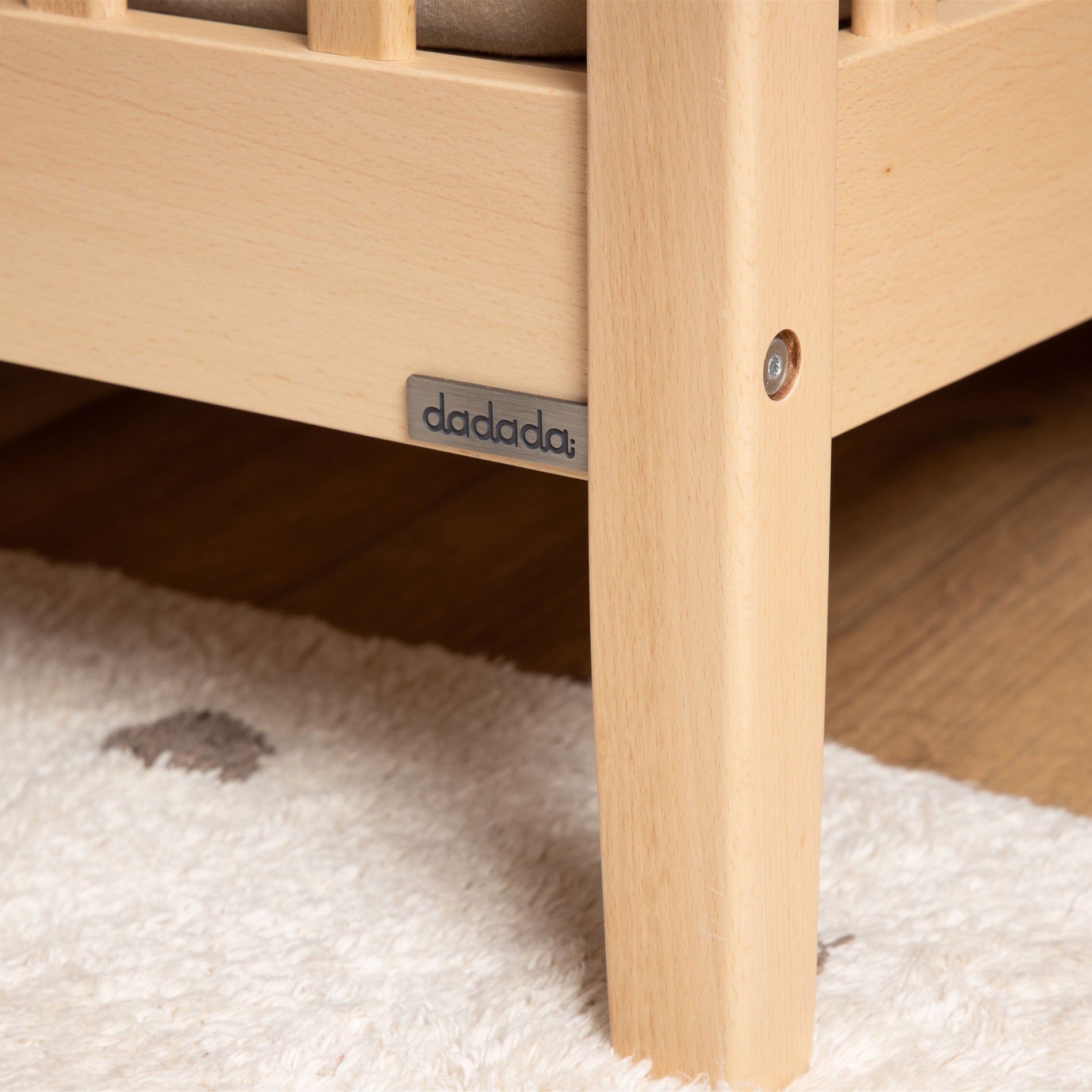 Dadada Lala 3-in-1 Convertible Crib - Natural