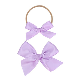 Lou Lou and Company Satin Bow Headband - Small