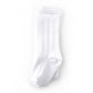Little Stocking Co Cable Knit Tights - White