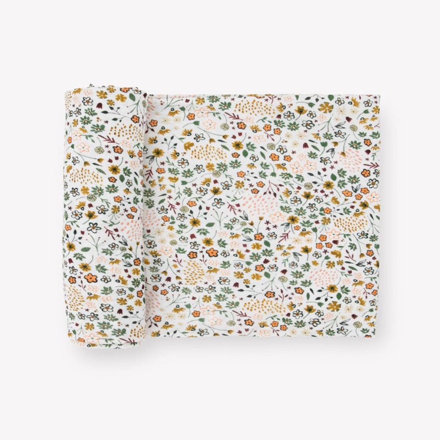Little Unicorn Stretch Knit Swaddle Blanket - Pressed Petals