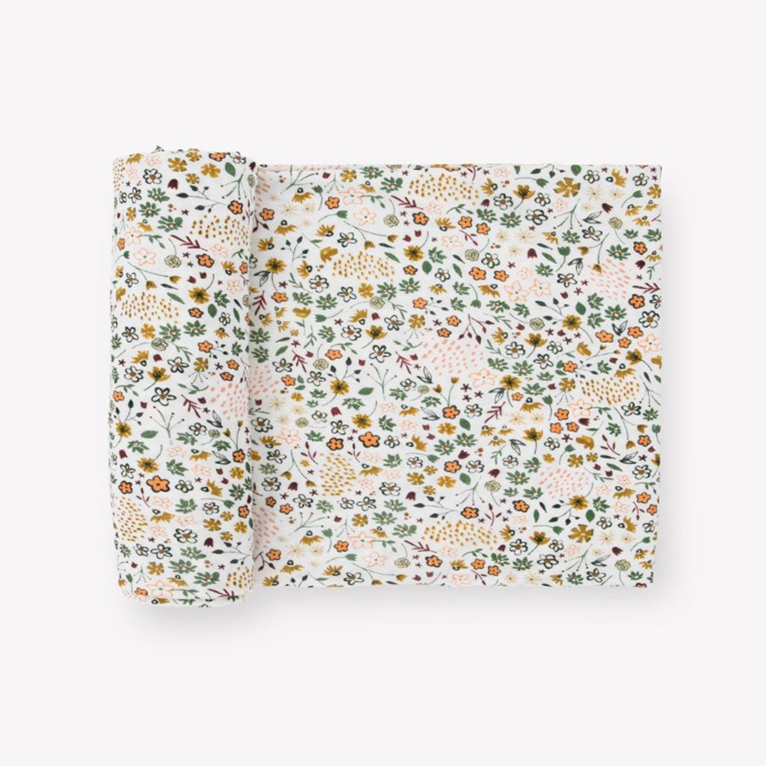 Little Unicorn Stretch Knit Swaddle Blanket - Pressed Petals