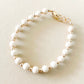 LittleLundsCo Baby Bracelet - Tan and Gold
