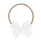 Lou Lou and Company Lace Bow Headband - White