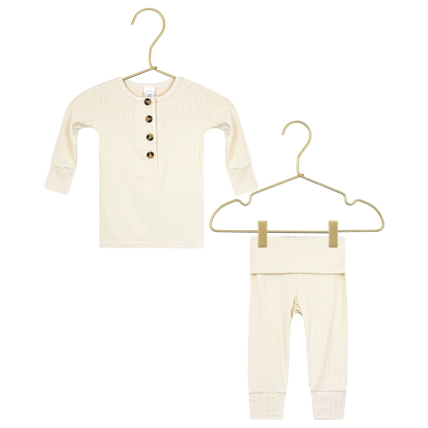 Lou Lou and Company Ribbed Top and Bottoms - Quinn