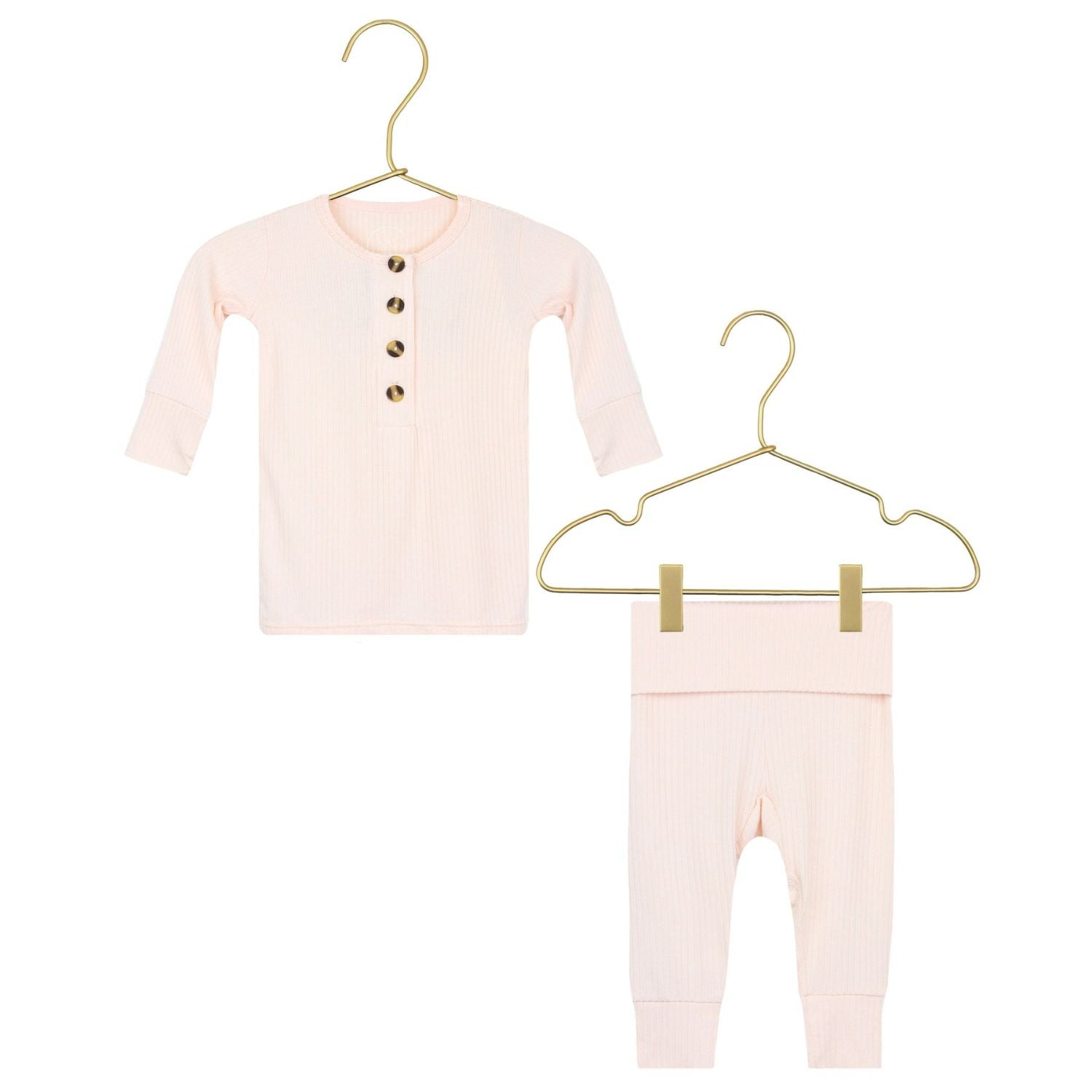 Lou Lou and Company Ribbed Top and Bottoms - Rosie