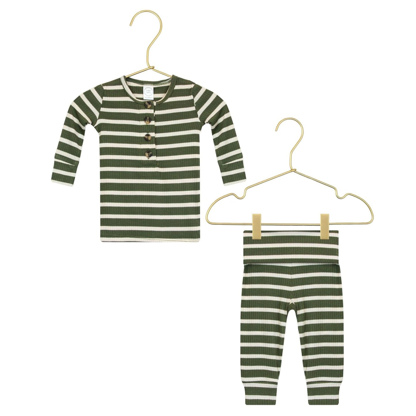 Lou Lou and Company Ribbed Top and Bottoms - Tyler