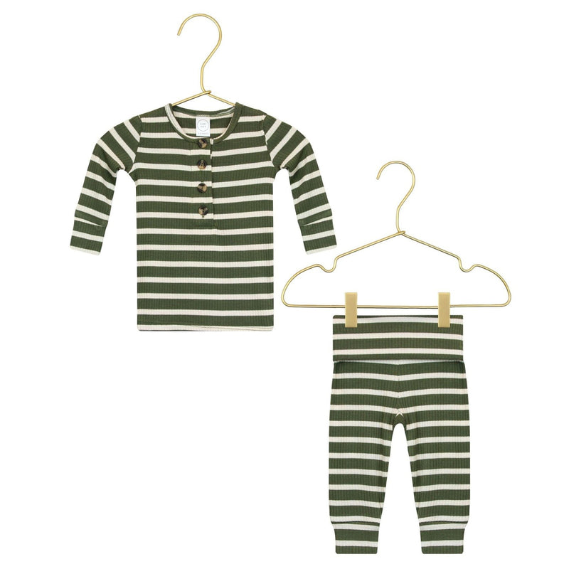 Lou Lou and Company Ribbed Top and Bottoms - Tyler