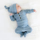 Baby wearing Lou Lou and Company Top and Bottoms - Theodore 