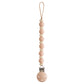Mushie Silicone Pacifier Clip - Luna - Blush