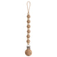 Mushie Silicone Pacifier Clip - Luna - Faux Wood