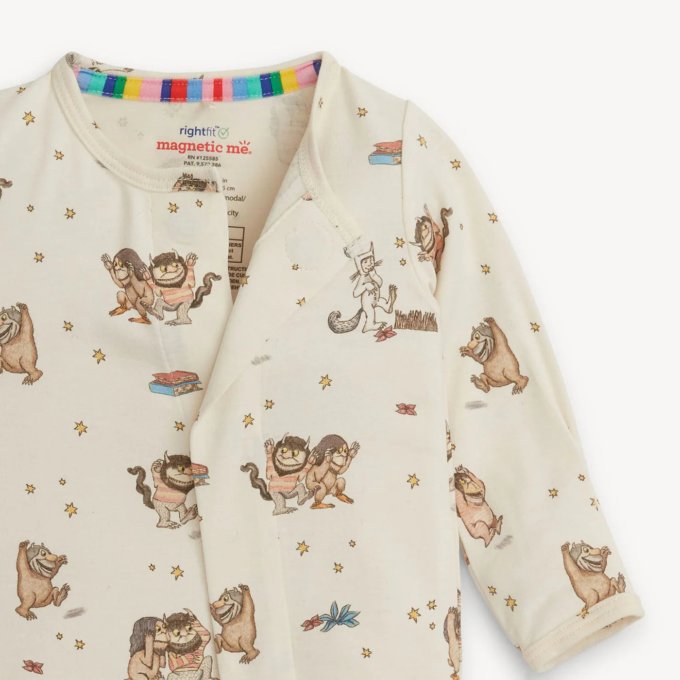 Magnetic Me Right Fit Footie - Where the Wild Things Are