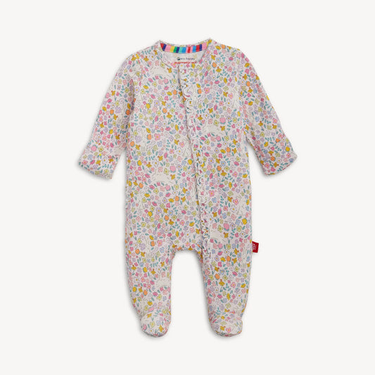 Magnetic Me Modal Magnetic Footie With Ruffle - Bunny Blossom