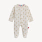 Magnetic Me Organic Cotton Magnetic Footie - Floral Chicken Tender