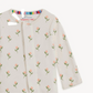 Magnetic Me Organic Cotton Magnetic Footie - Floral Chicken Tender